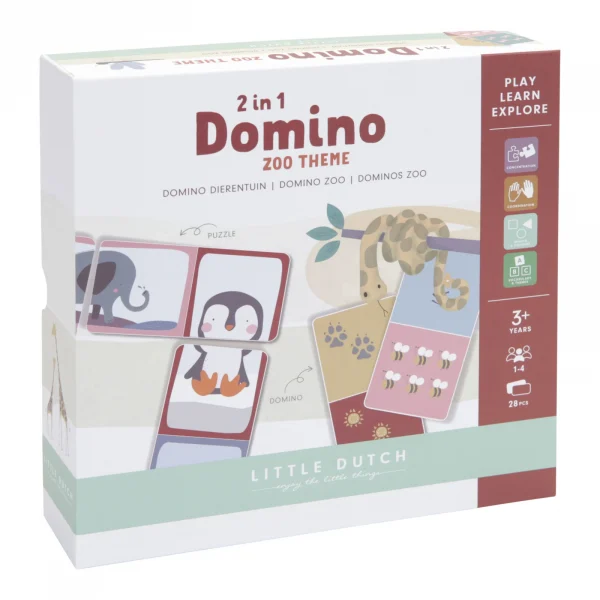 Little Dutch Domino puzzel dierentuin